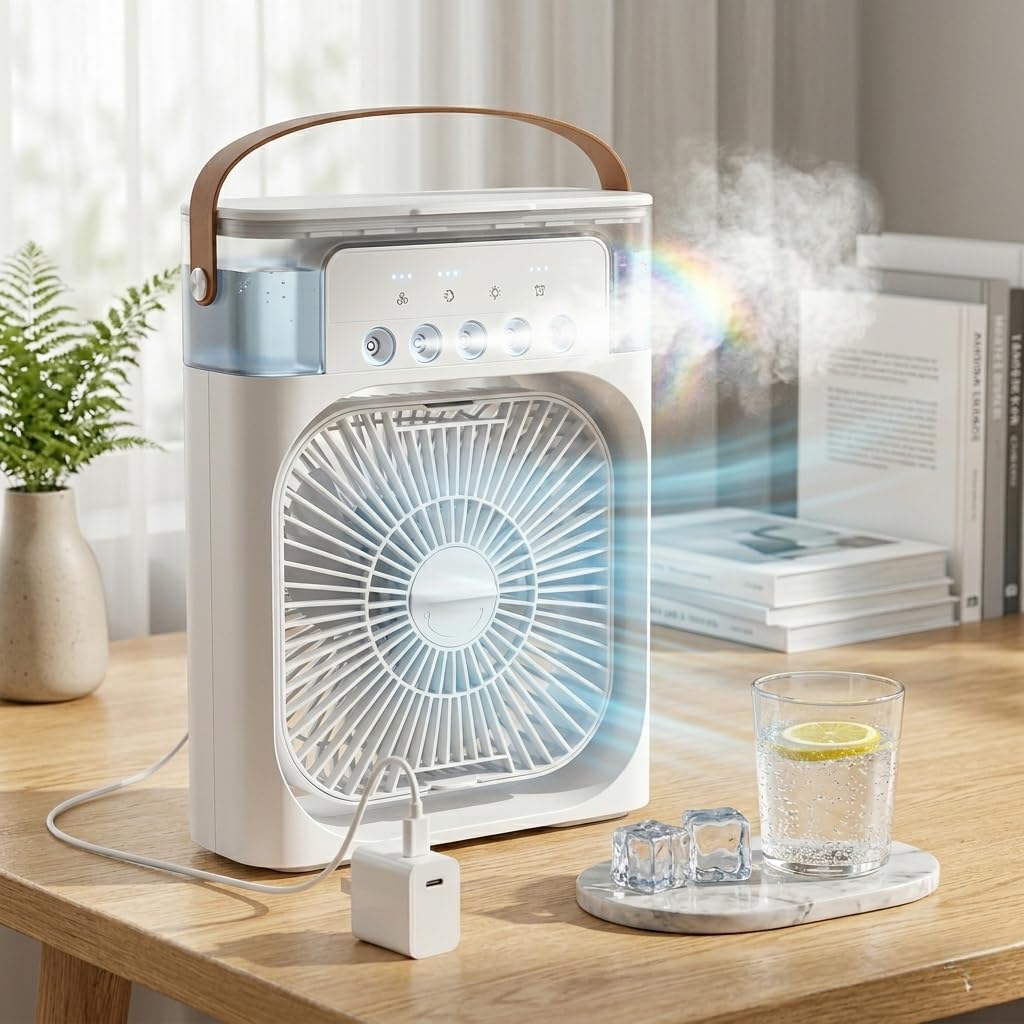 Portable Air Cooler with Mist Humidifier